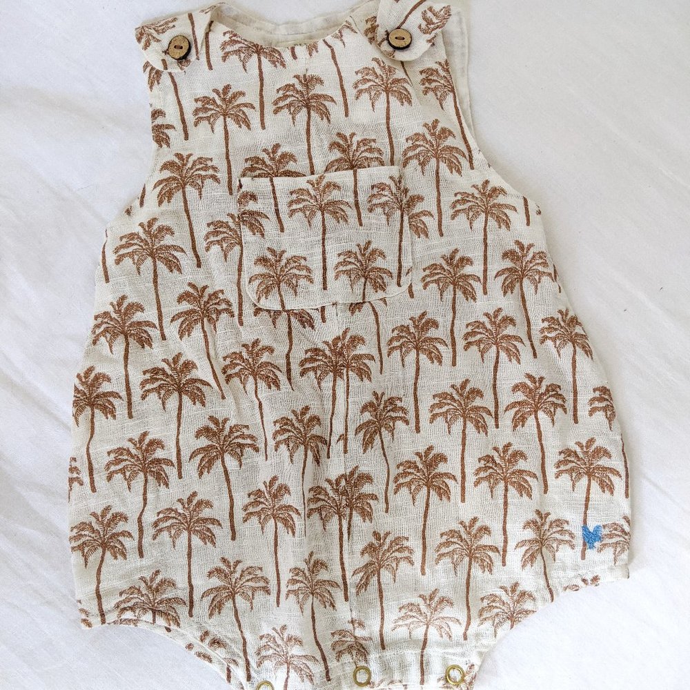 Blue Rooster New York Linen Palm Tree Jumper